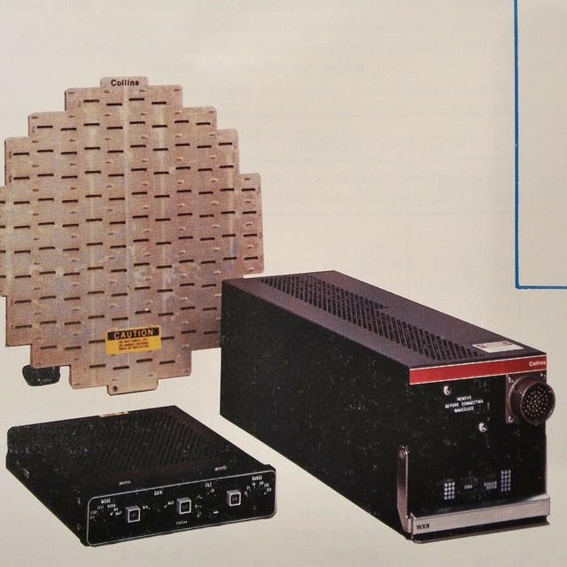 Collins Weather Radar Pilot's Instruction Guide Manual eBay