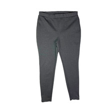 So Slimming by Chico's Size 1 M Grey Ponte Pull-On Skinny Pants