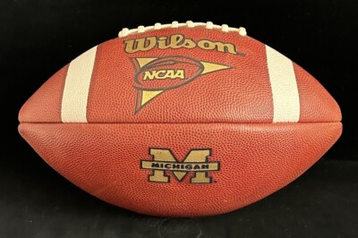 2000's Michigan Wilson AFCA 1001 GAME USED NCAA College Football