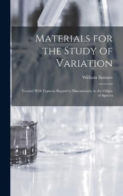 Materials for the Study of Variation: Treated With Especial Regard to