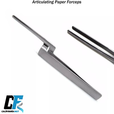 Articulating Paper Holder Forceps Miller Serrated Dental Teeth Restoration