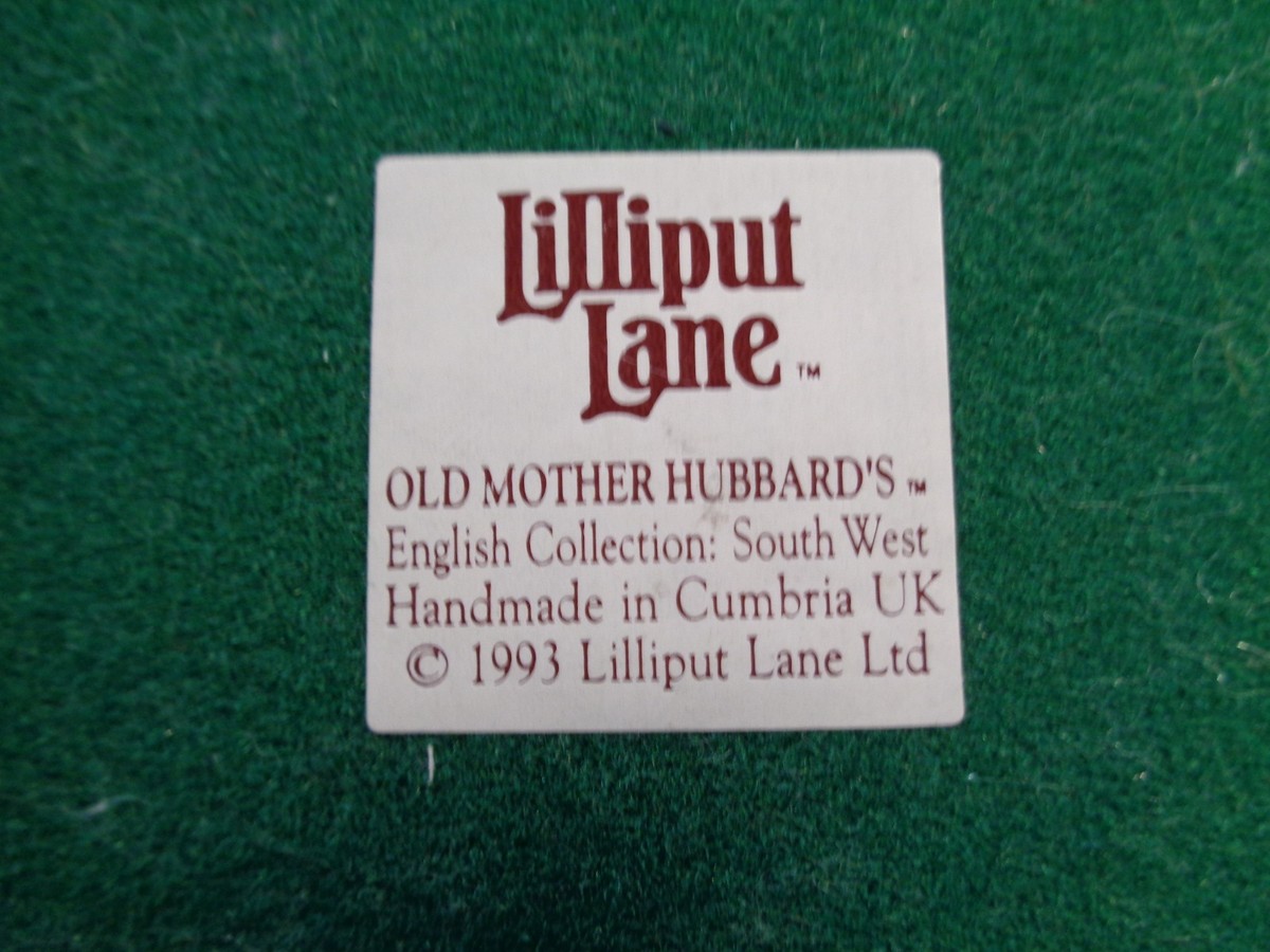 Lilliput Lane Old Mother Hubbard's 1993 | eBay