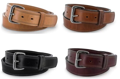 Premium Double Leather Belt and Multiple Colors & Sizes