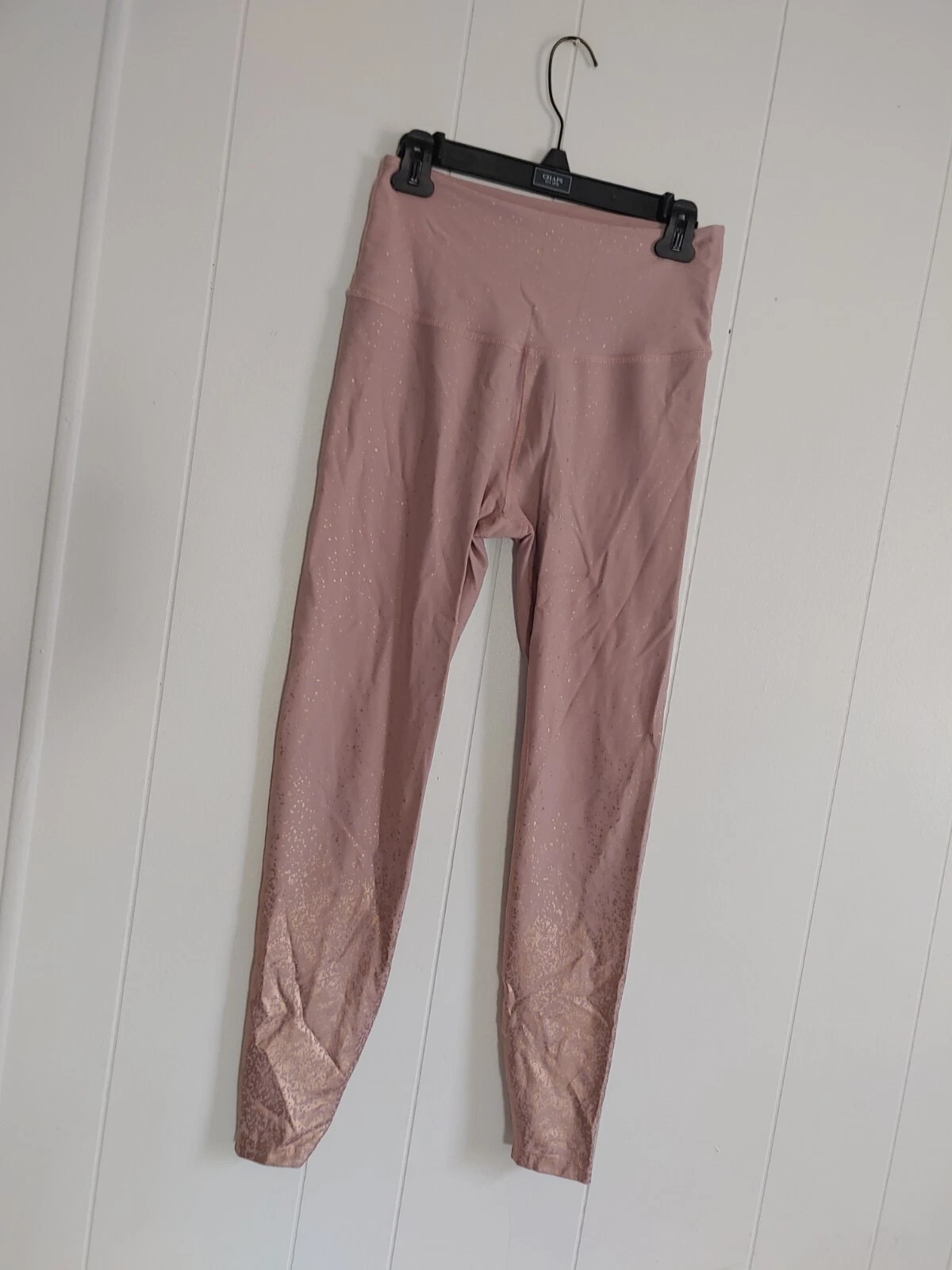 beyond-yoga alloy ombre high waisted rose gold foil print leggings