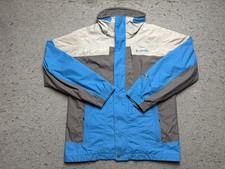 Columbia Jacket Youth 14/16 Blue Bugaboo Omni-Tech Interchange Ski Waterproof