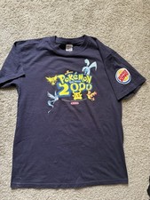 Vintage ADULT Pokemon The Movie 2000 Nintendo Burger King Rare T Shirt L