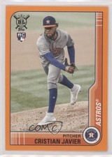 2021 Topps Big League Veterans & Rookies Orange Cristian Javier #112 0x1p