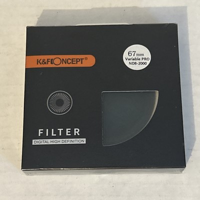 K&F Concept 67mm Variable Pro ND8-2000 Filter NEW