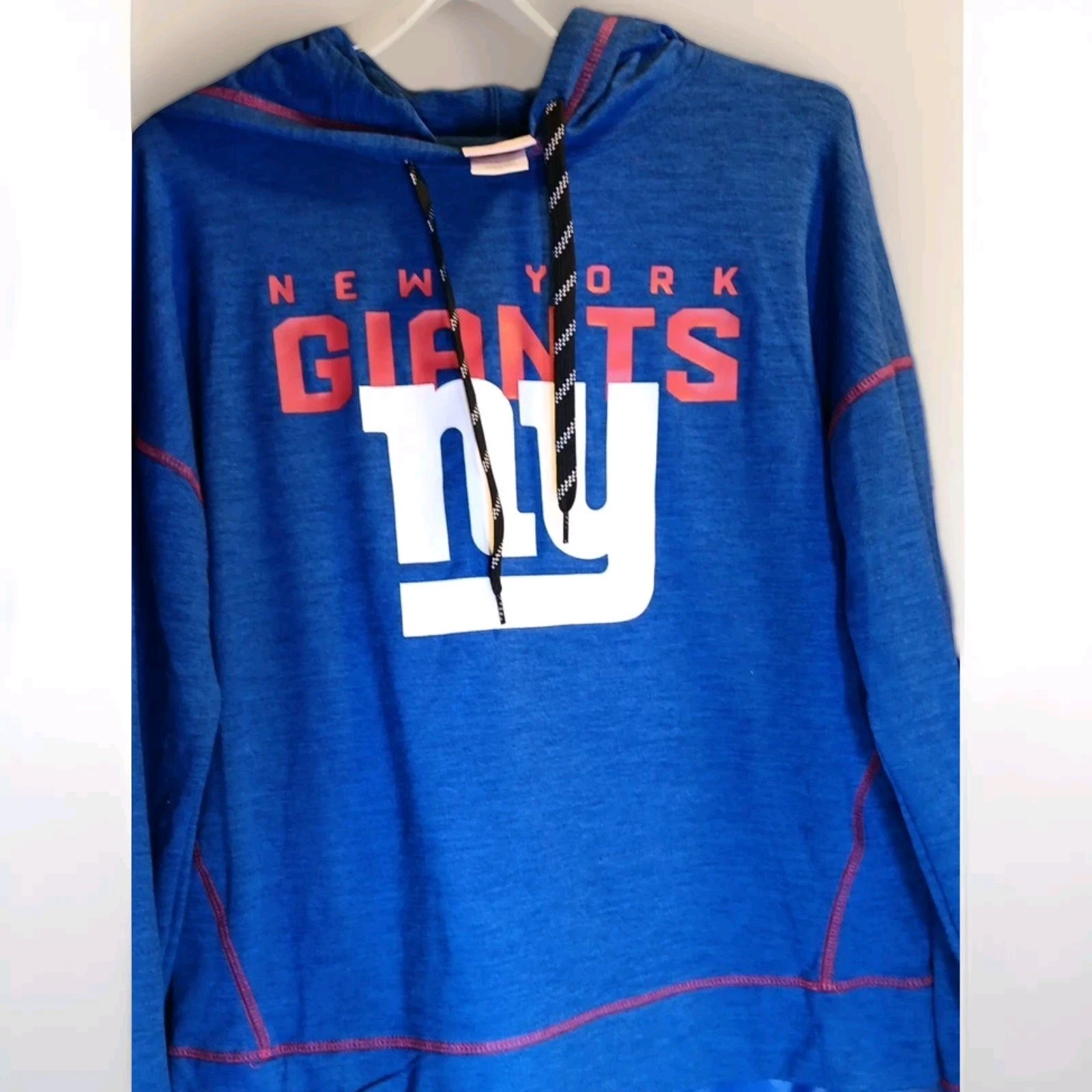 TEENS NFL NY Giants Hoodie Sweatshirt L 11-13 JUNIORS