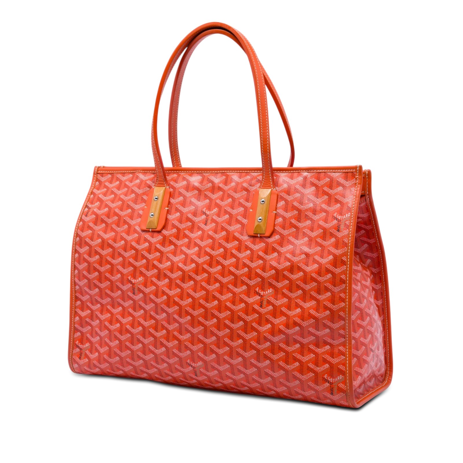 Goyard ine Marquises Tote Pre-Loved Orange image 2