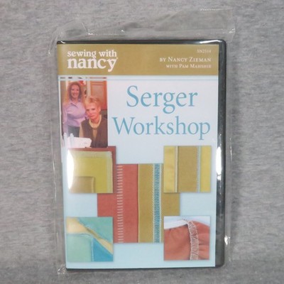 Sewing with Nancy Zieman Pam Mahshie Serger Workshop DVD SN2514