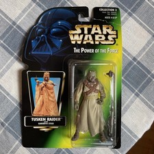 Star Wars Power of the Force POTF 2 Tusken Raider Green MOC