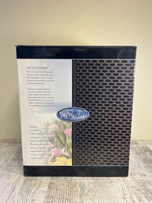 ECOQUEST Fresh Air 2.1 Graphite & Walnut Air Purifier -Brand New!! Sealed