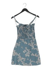 Faithfull The Brand Mini Dress UK6 in Blue
