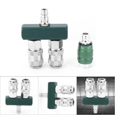 1/4 In Straight Two Way American Quick Connector Adjustable Valve Male Tool