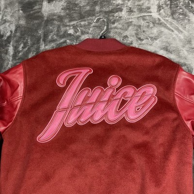 Jaylen Brown Juice Celtics 76ers Varsity Jacket 2XL XXL Pink Red