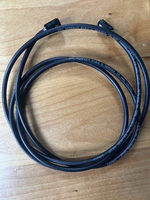Coaxial Coax RG6 Black Cable PPC Perfect Flex 6 Series 18 AWG CATVX 8 Feet