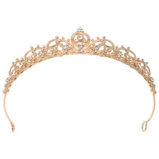 Princess Birthday Crown Wedding Headpiece Bride Headpieces for Bridal Headband