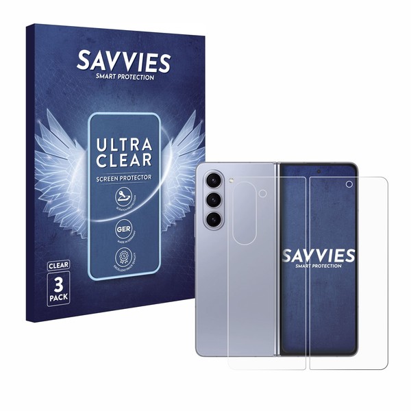 6X Schutzfolie FüR Samsung Galaxy Z Fold 5 (Display+RüCkseite) Displayschutz-image