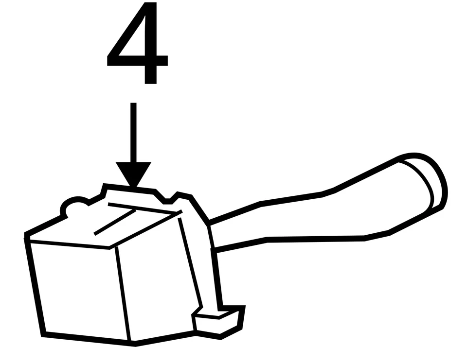 INTERRUPTOR COLUMNA LIMPIAPARABRISAS VOLKSWAGEN PHAETON 2004 04 2005 05 2006 06 1024789 Foto 4 de 4