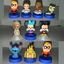 McDonald's Disneyland 70th Anniversary Happy Meal 10 Toy Lot Mickey Mouse Castle