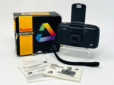 Kodak Advantix 3200AF 25mm Black Camera Built In Flash Orig Box/Manual Untested