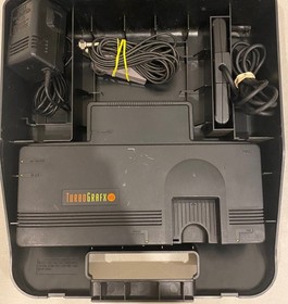 1989 NEC TURBOGRAFX-16 TG16 CD SYSTEM STORAGE CARRYING CASE + CONSOLE BUNDLE A