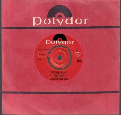 Roy Black COUNTING THE DAYS / Goodnight My Love  England 56183 UK NM  