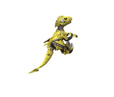 Robl0x | Armorsaurs Blaze Back Buddy Yellow Robot Dinosaur Mech - RARE Toy Code