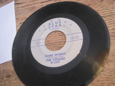 THE VOGUES - YOU'RE THE ONE&SOME WORDS - 45 RECORD #b-229