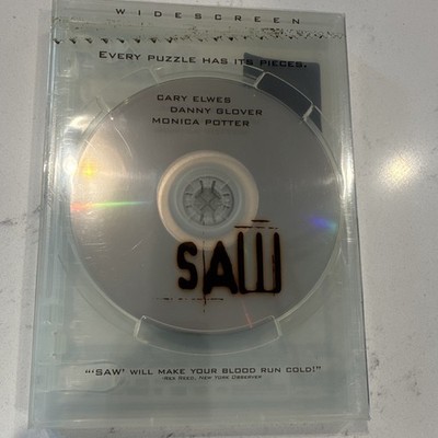 Lions Gate Saw DVD R Widescreen Commentary Trailers BTS Elwes Glover Sub