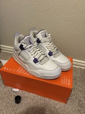 Jordans 4 Retro Metallic Purple  Size  11 Men...