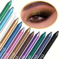 12pcs Waterproof Eyeliner Pens Shimmer Eyeshadow Highlighter Long Lasting Makeup