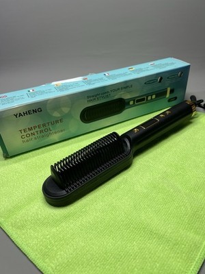 Heißbürste Beheizt 3D Zähne Kamm Haarglätter Schnelle Erwärmung Anti Verbrühung Design