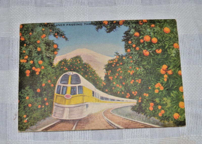 California post card folder. Southern California land of colorful contrast!