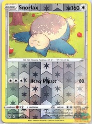 Snorlax 206/264 Fusion Strike Reverse Holo