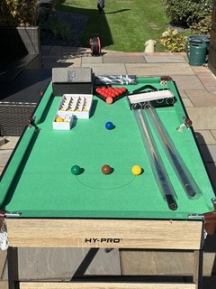 Hy Pro Table Top Mini Pool Table Snooker Ball Option Mini/Novelty