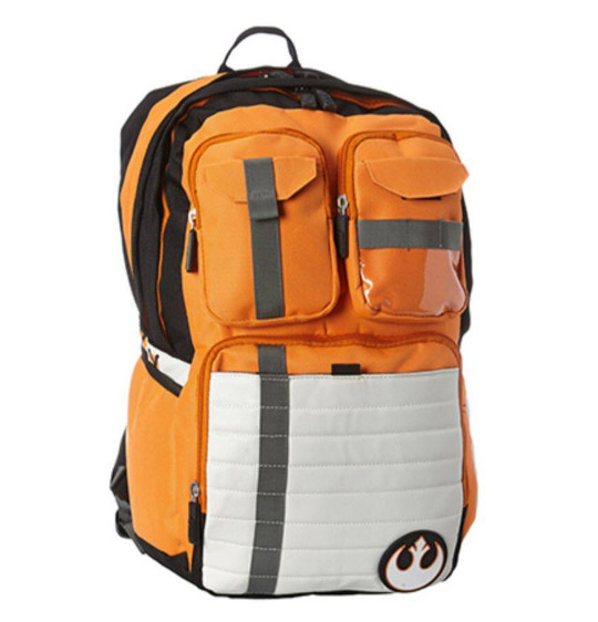 Mochila Bolso para Laptop Star Wars Disponible en Verde Madaloriano o Naranja Rebelde 1 pieza