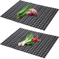 2 StüCk SpüLbeckeneinlage 40 X 30 SpüLbeckenmatte Gummi KüChe Matte Zuschneidbar