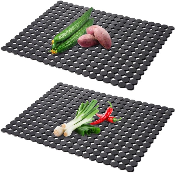 2 StüCk SpüLbeckeneinlage 40 X 30 SpüLbeckenmatte Gummi KüChe Matte Zuschneidbar-image