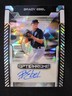Brady Ebel 2025 Leaf Optichrome Cracked Ice Autograph #/10 AU Milwaukee Brewers