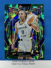 2025 #76 Aziaha James Panini Select WNBA Concourse Green Ice Prizm RC