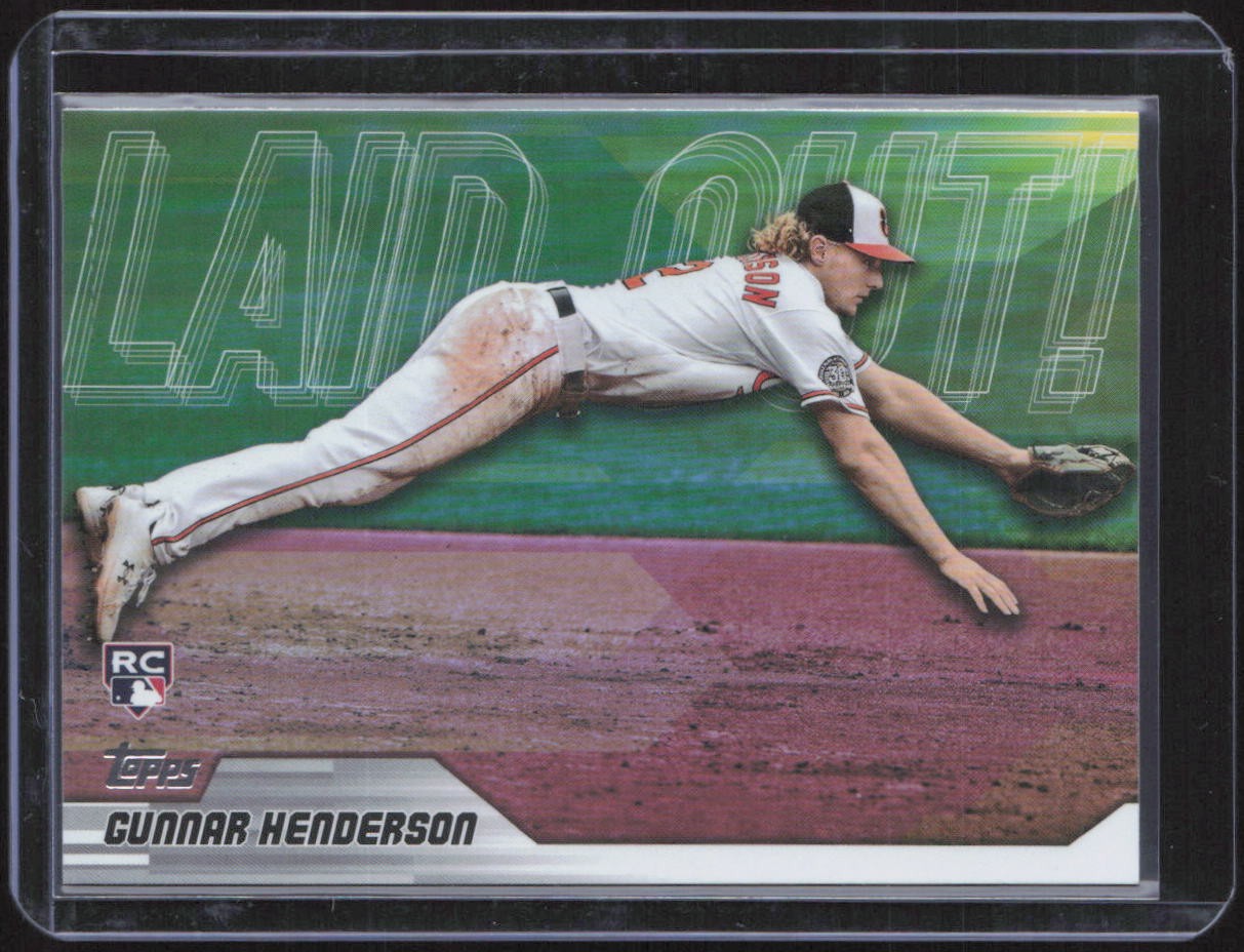 2023 Topps Update #LO-19 Gunnar Henderson Laid Out Rookie