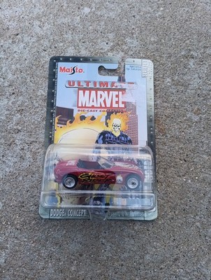 Maisto 2002 Ultimate Marvel Series #1 Ghost Rider Dodge Concept Diecast Car