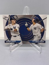 Aaron Judge & Anthony Volpe 2025 Topps Series 2 (SP) Dynamic Duos #DD-4 Yankees