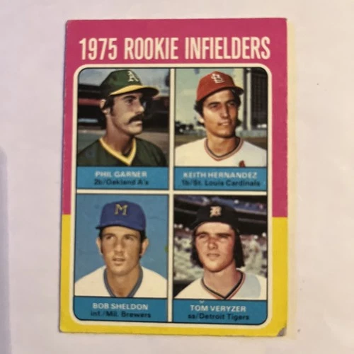 1975 Topps - 1975 Rookie Infielders Keith Hernandez, Phil Garner, Tom Veryzer...