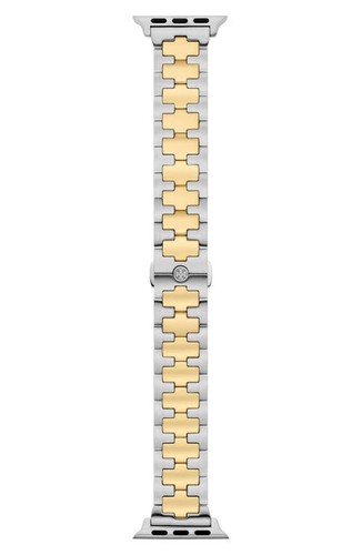 Tory Burch The Reva Two-Tone 20mm Apple Watch Watchband 42 MM