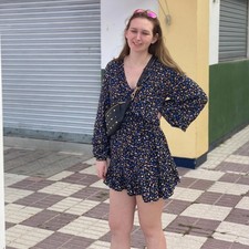 Zara Multicolor Floral Dress