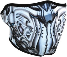 Neoprene Half Face Mask with Nylon Lining, Weather-Resistant, Biomechanical