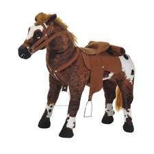 Sound-Making Ride On Horse for Toddlers 3-5, with Neighing and